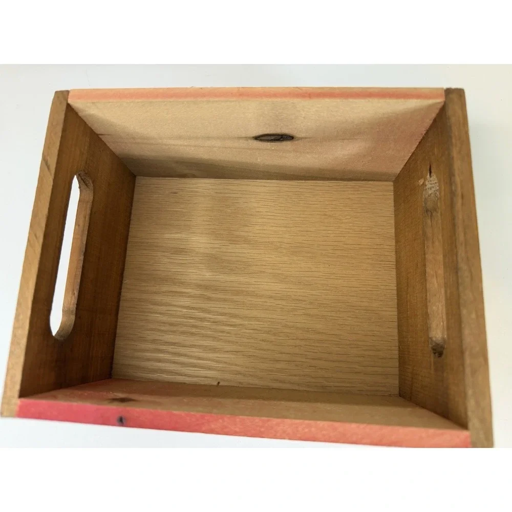 Coca-Cola Wooden Crate Box Small Storage, Decorative Wood, 7.10
